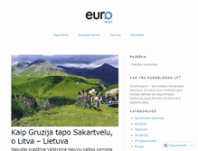 Tablet Screenshot of euroblogas.lt